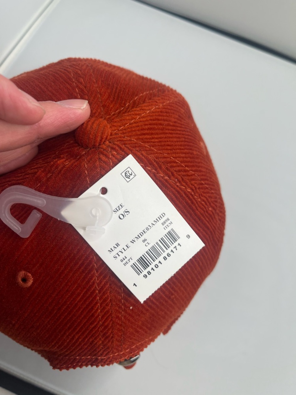 NWT New Grateful Dead Orange Corduroy Hat Baseball Cap OS Vintage Vtg 90s 00s - Picture 5 of 10